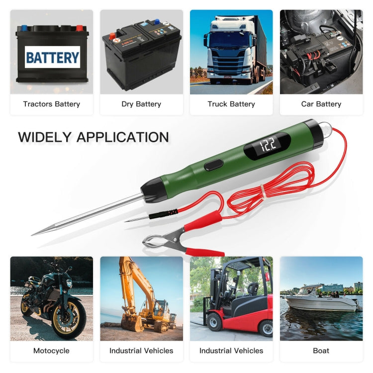 TopDiag P50 Car Digital Display Positive Load Voltage Measuring Instrument with Light, TopDiag P50