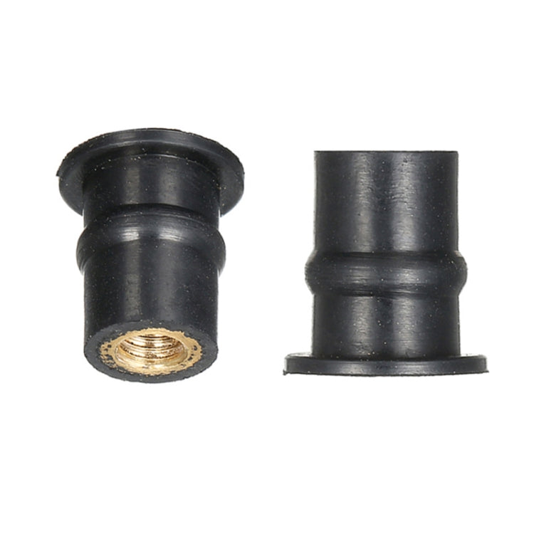 20pcs / 1 Set M5 Universal Motorcycle Windshield Brass Nuts, M5