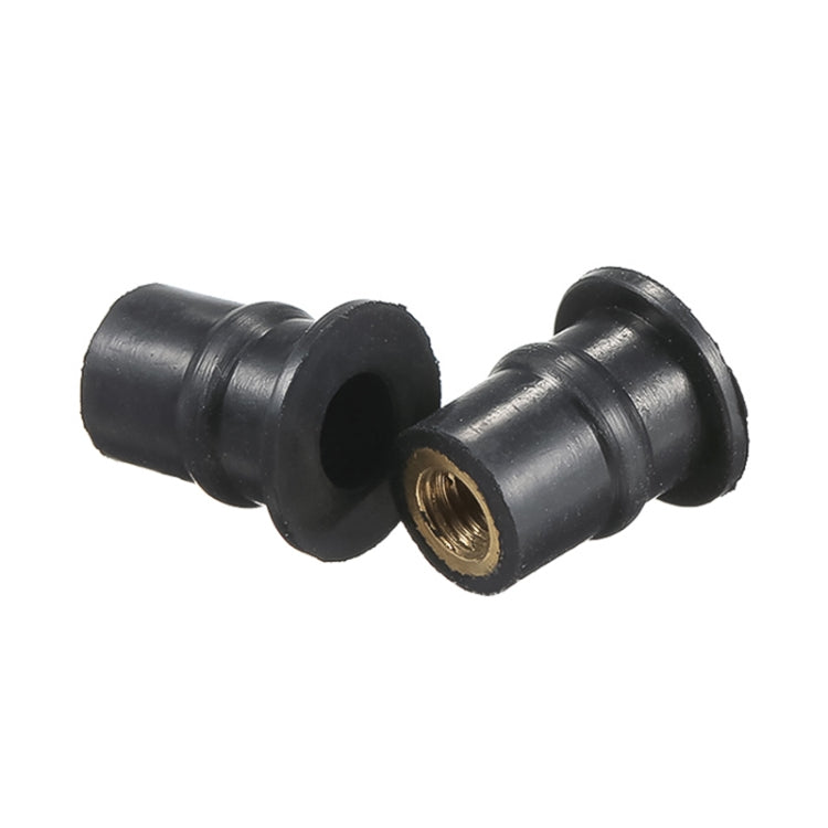20pcs / 1 Set M5 Universal Motorcycle Windshield Brass Nuts, M5