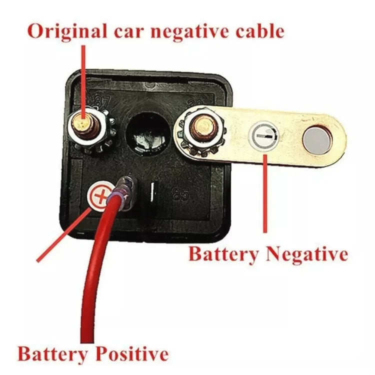 ZL180 12V 200A Car Relay Remote Rireless Battery Isolator with Battery Clip x 2 & Remote Control x 2, 12V 200A with Battery Clip x 2 & Remote Control x 2