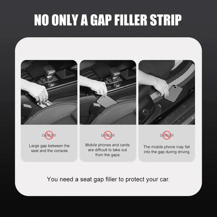 1 Pair Car Seat Gap Bar Car Interior Armrest Box Gap Leak-proof Filler, 1 Pair