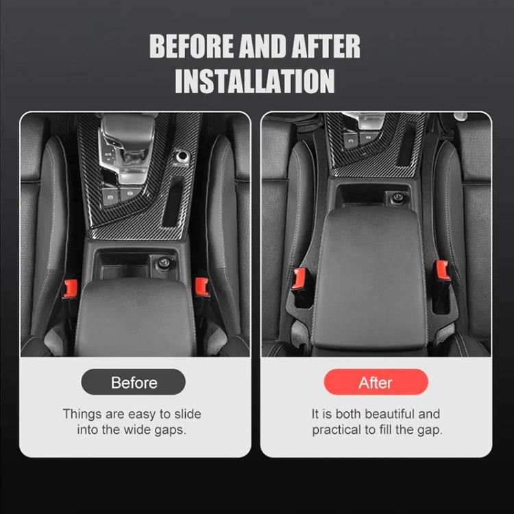 1 Pair Car Seat Gap Bar Car Interior Armrest Box Gap Leak-proof Filler, 1 Pair