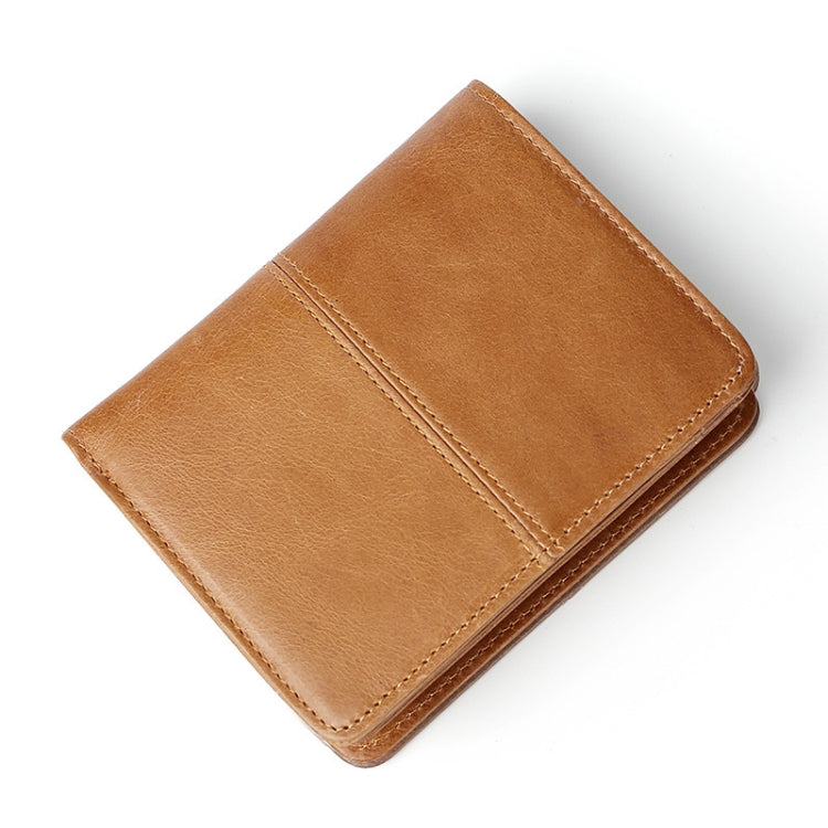 TP-195 Oilskin Leather Multi-functional Change Purse RFID Leather Wallet