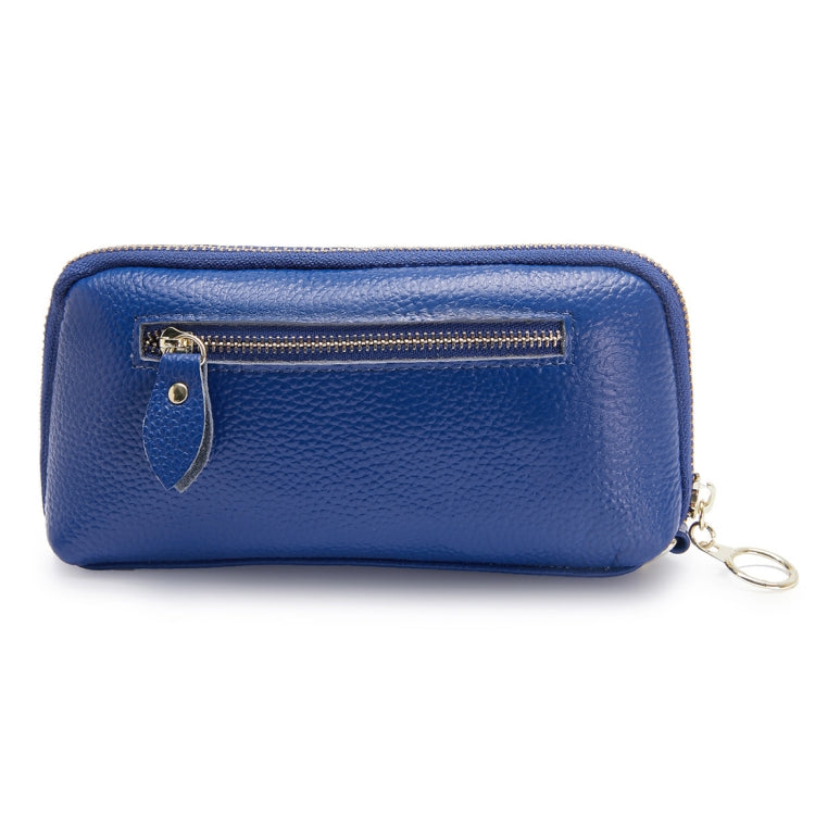 2-Folding Square Genuine Leather Handbag