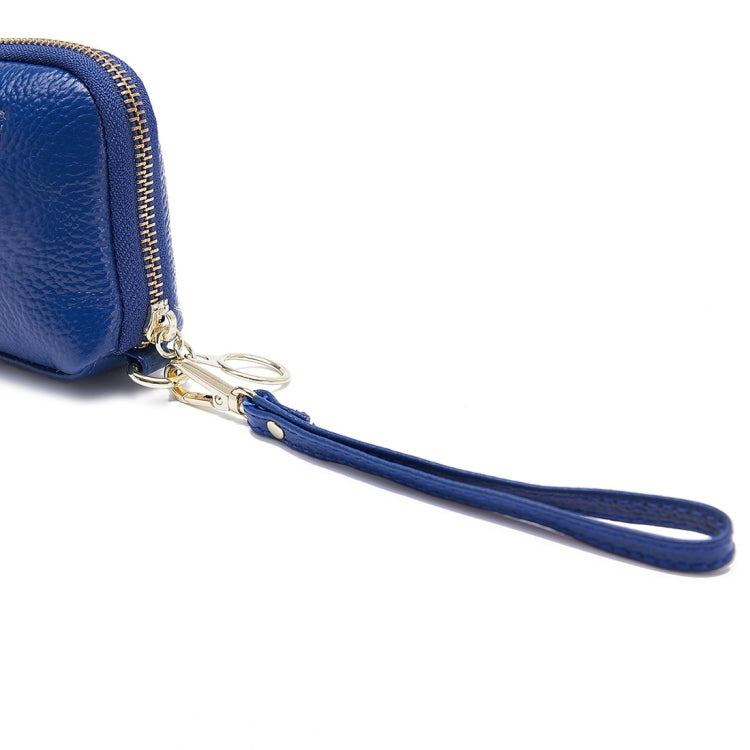 2-Folding Square Genuine Leather Handbag