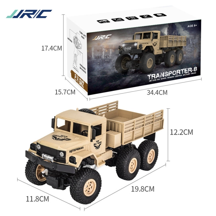 JJR/C 1:18 2.4 جيجاهرتز 4 قنوات تحكم عن بعد دونغفنغ 8 شاحنة مدرعة بست عجلات لعبة مركبة، دونغفنغ 8 (أخضر)، دونغفنغ 8 (أصفر)