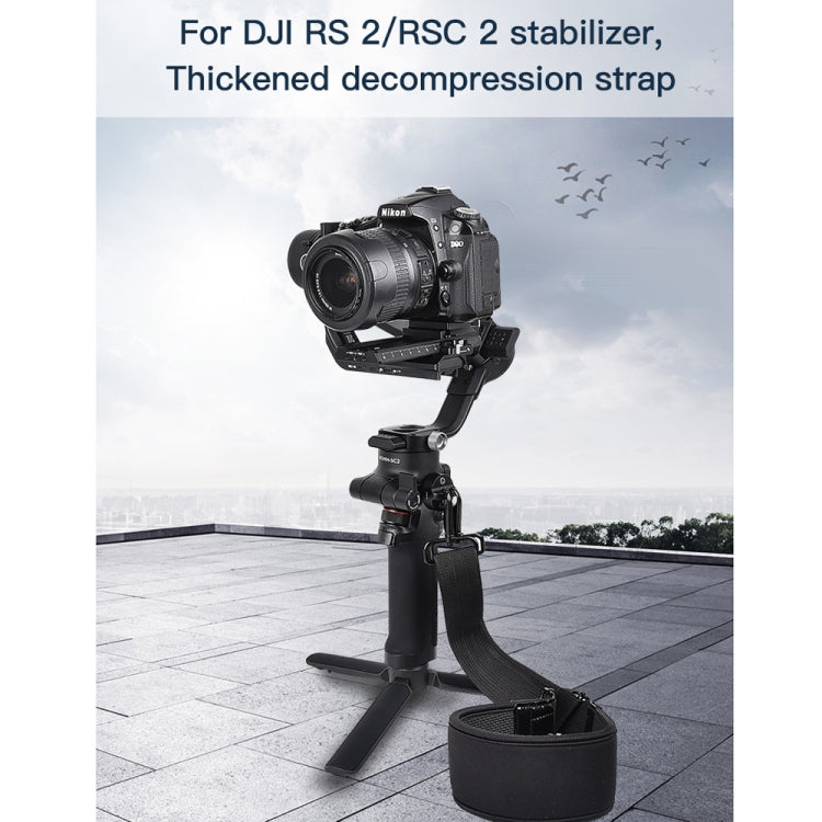 STARTRC Thickening Stress Relieving Neck Strap Lanyard Hang Rope Buckle for DJI RONIN RS-2 / RONIN RS-C2, For DJI RONIN RS-2 / RS-C2