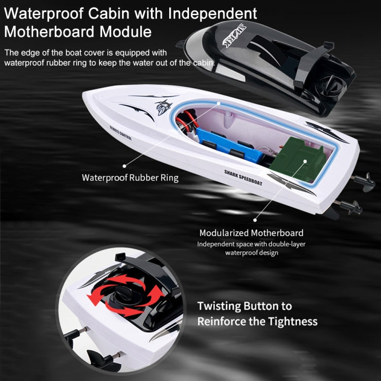 YDJ-818 2.4G RC Shark Boat Remote Control Boats, YDJ-818