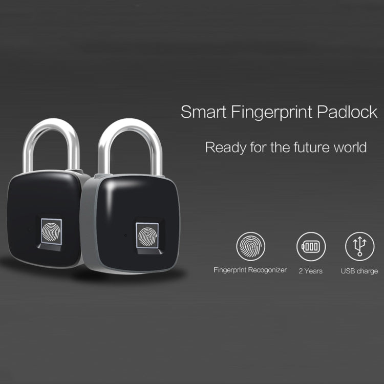 Anytek P3 Against Theft Non-password Electrically Intelligent Fingerprint Padlock, P3