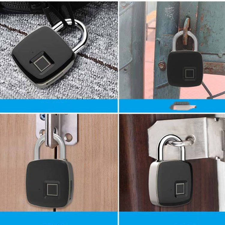 Anytek P3+ Against Theft Non-password Electrically Intelligent Fingerprint Padlock, Support APP Unlock, Anytek P3+