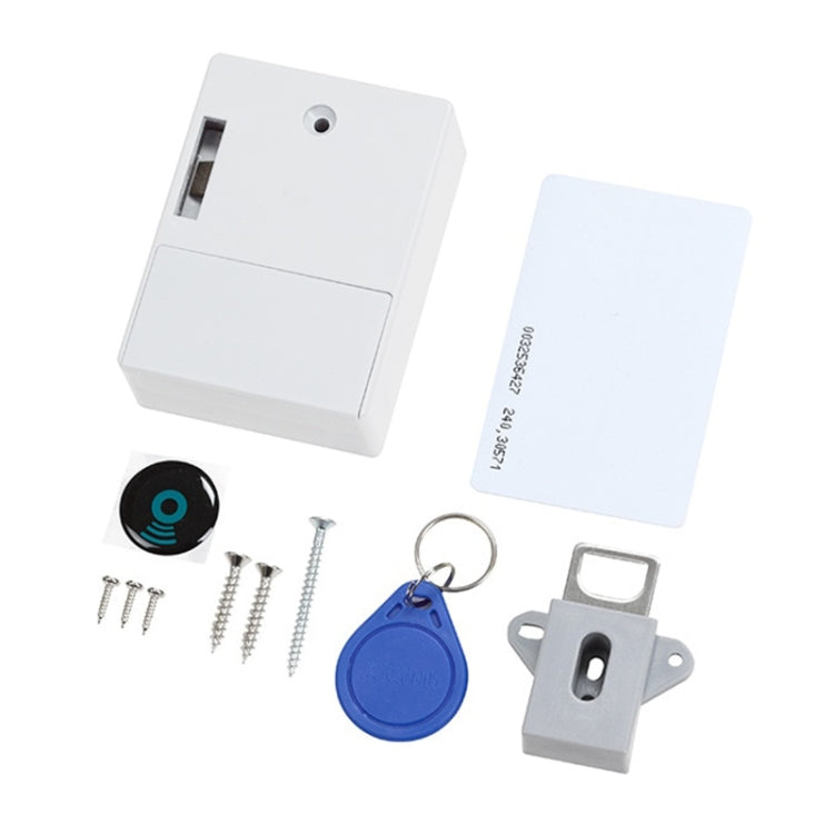 T3 ABS Magnetic Card Induction Lock Invisible Single Open Cabinet Door Lock, Single, Single Open Cabinet Door