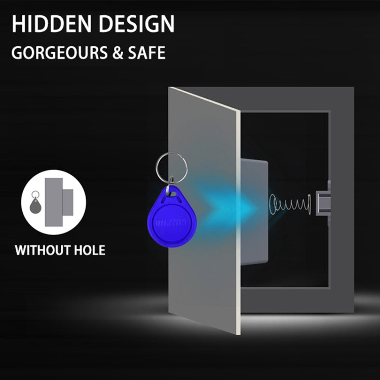 T3 ABS Magnetic Card Induction Lock Invisible Single Open Cabinet Door Lock, Single, Single Open Cabinet Door