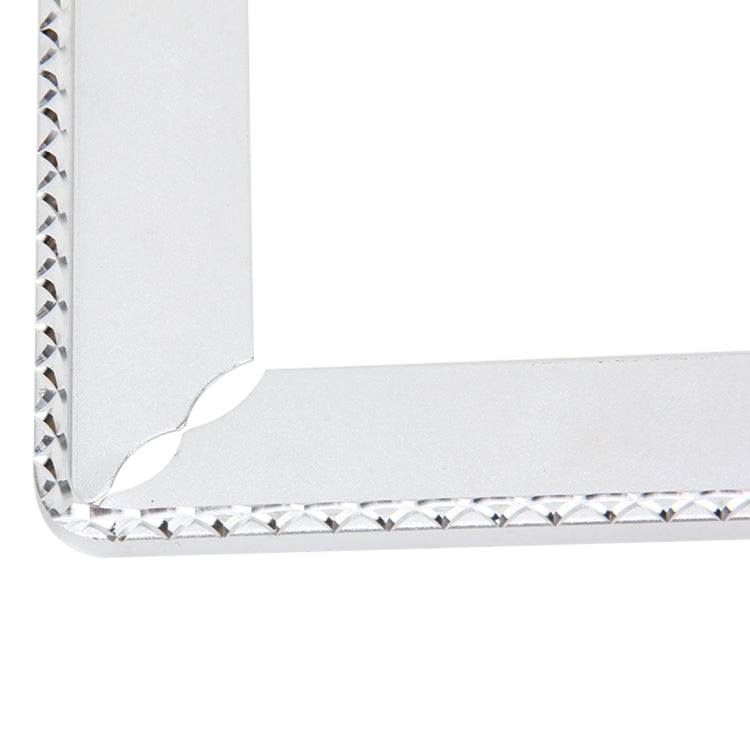 2 PCS Car License Plate Frames Car Styling License Plate Frame Universal License Plate Holder Car Accessories, Aluminum Alloy License Plate Frame