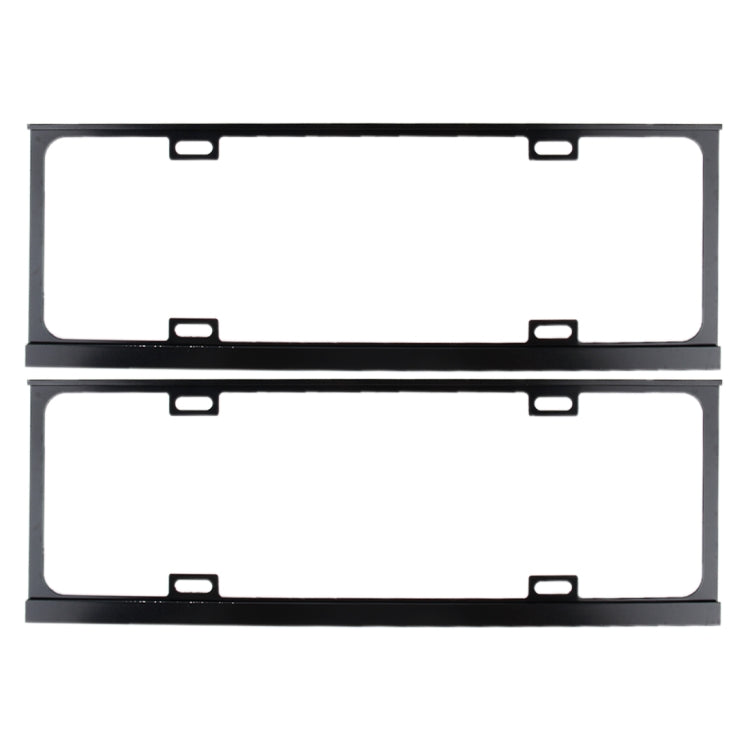 2 PCS Car License Plate Frames Car Styling License Plate Frame Magnesium Alloy Universal License Plate Holder Car Accessories, Magnesium Alloy, Magnesium Alloy License Plate Holder