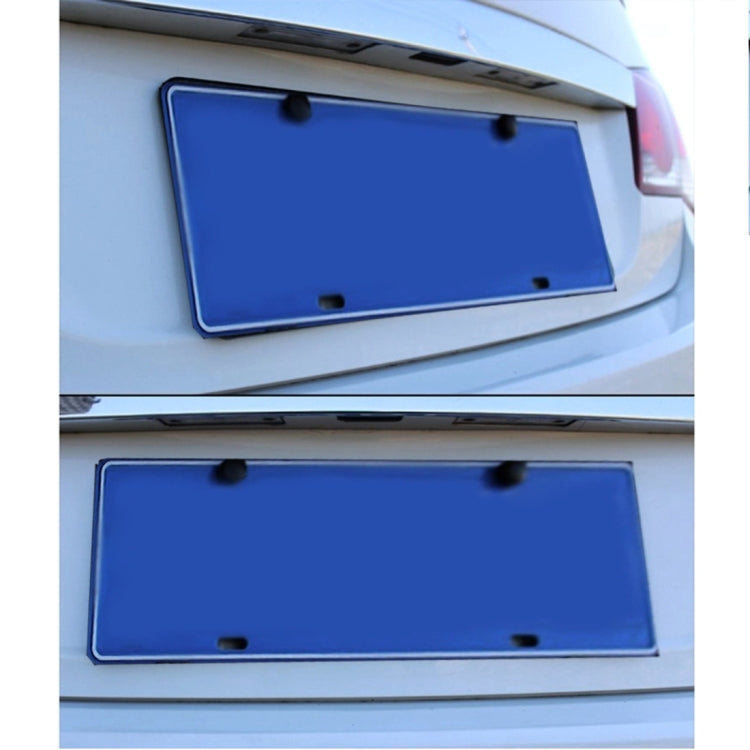 2 PCS Car License Plate Frames Car Styling License Plate Frame Magnesium Alloy Universal License Plate Holder Car Accessories, Magnesium Alloy, Magnesium Alloy License Plate Holder