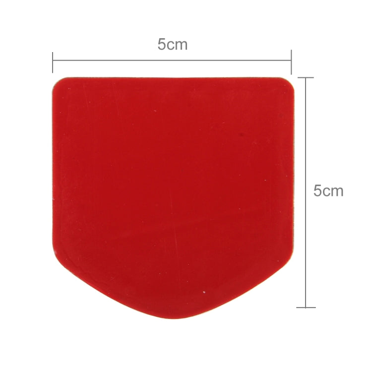 Shield Shape Metal Car Badge Decorative Sticker, Size: Small, French Flag, Italy Flag 2, Italy Flag 1