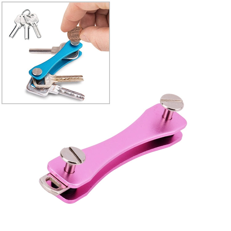 Portable Metal Key Storage Clip, (Grey), (Blue), (Red), (Black), (Orange), (Pink), (Green)