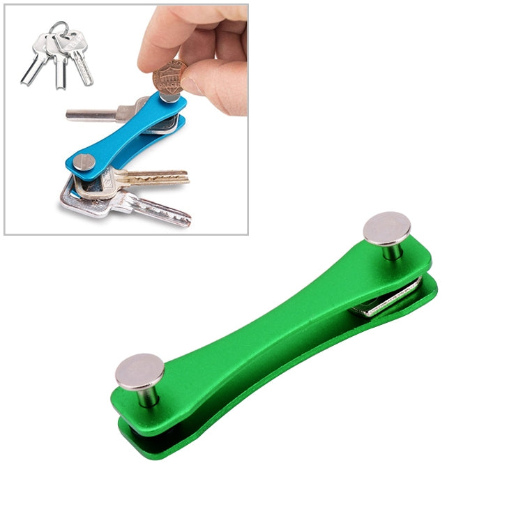 Portable Metal Key Storage Clip, (Grey), (Blue), (Red), (Black), (Orange), (Pink), (Green)
