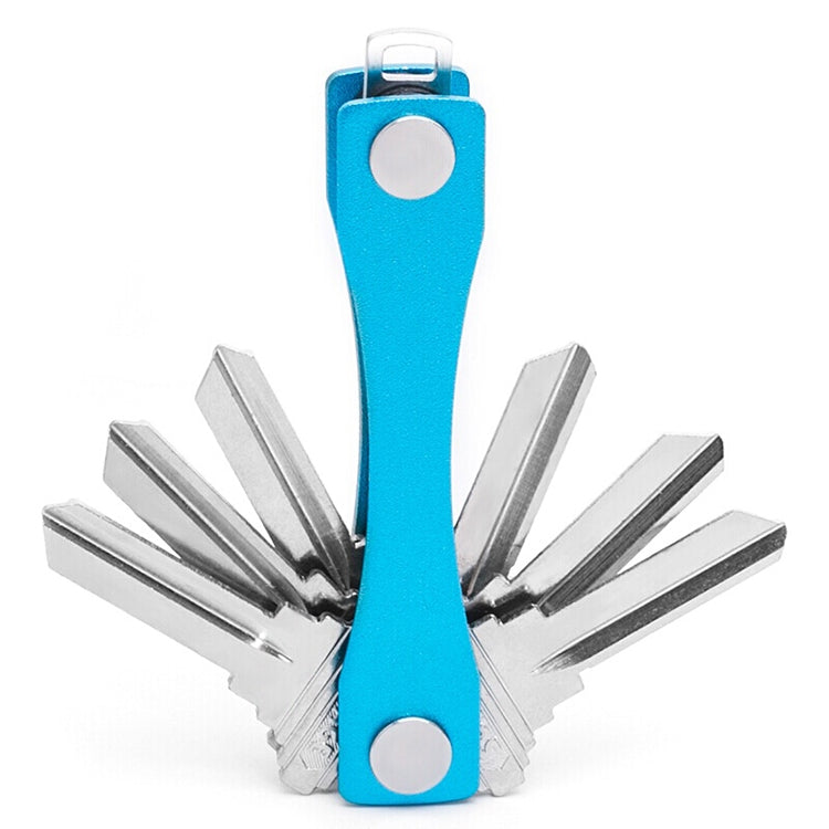 Portable Metal Key Storage Clip, (Grey), (Blue), (Red), (Black), (Orange), (Pink), (Green)