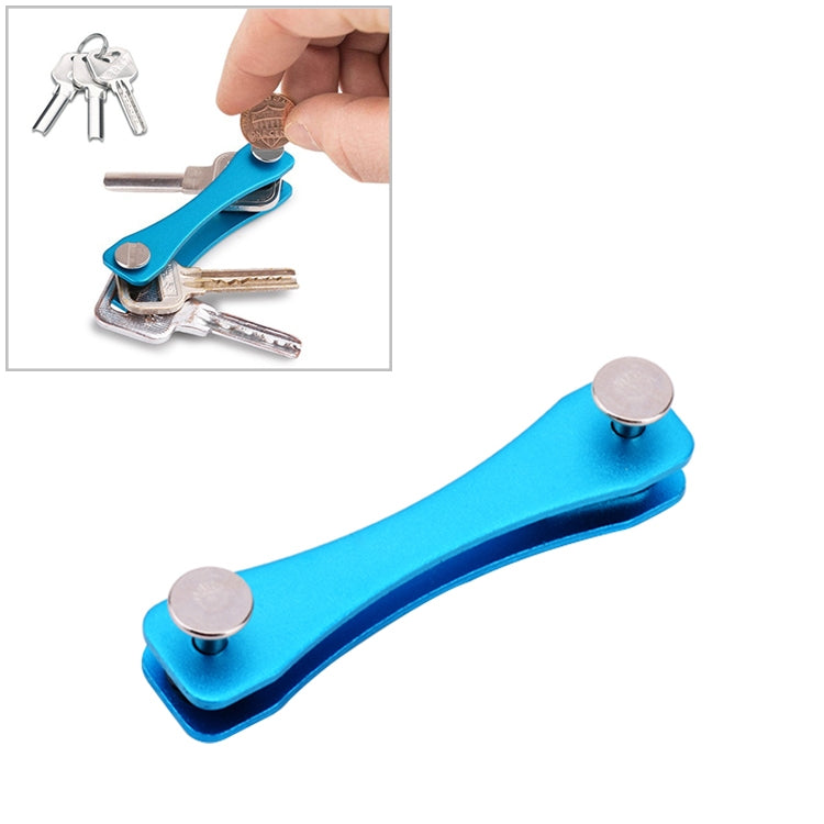 Portable Metal Key Storage Clip, (Grey), (Blue), (Red), (Black), (Orange), (Pink), (Green)