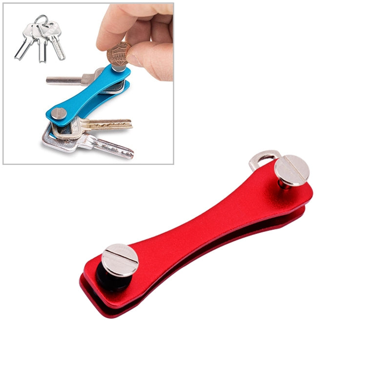 Portable Metal Key Storage Clip, (Grey), (Blue), (Red), (Black), (Orange), (Pink), (Green)