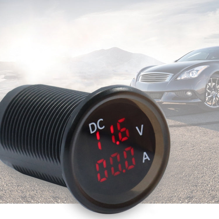 B3613 IP67 Waterproof Car Modification 4.5-30V Voltmeter + Ammeter, B3613