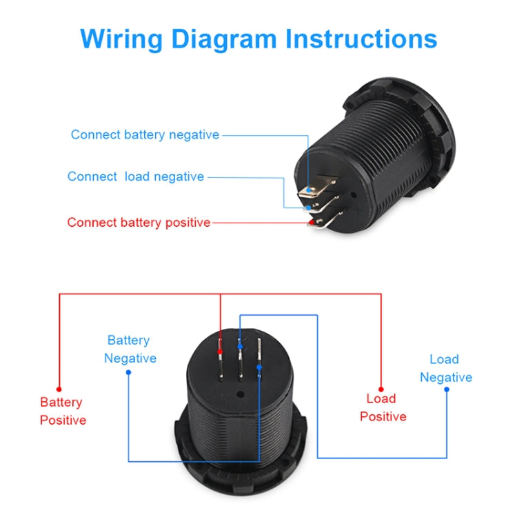 B3613 IP67 Waterproof Car Modification 4.5-30V Voltmeter + Ammeter, B3613