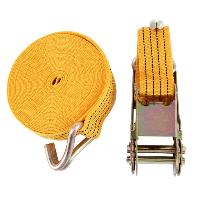 ST-213 10mx4.0cm 2 Ton Car Bundled Device with Hook And Buckle High Strength Cable Cord Heavy Duty Recovery Securing Accessories for Cars Trucks, 2T 10mx4.0cm
