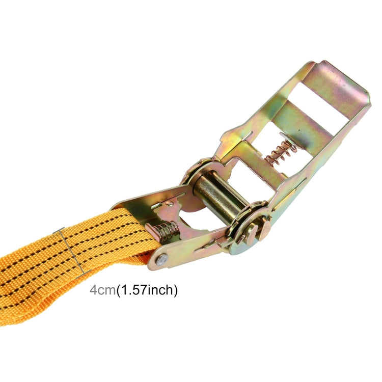 ST-213 10mx4.0cm 2 Ton Car Bundled Device with Hook And Buckle High Strength Cable Cord Heavy Duty Recovery Securing Accessories for Cars Trucks, 2T 10mx4.0cm