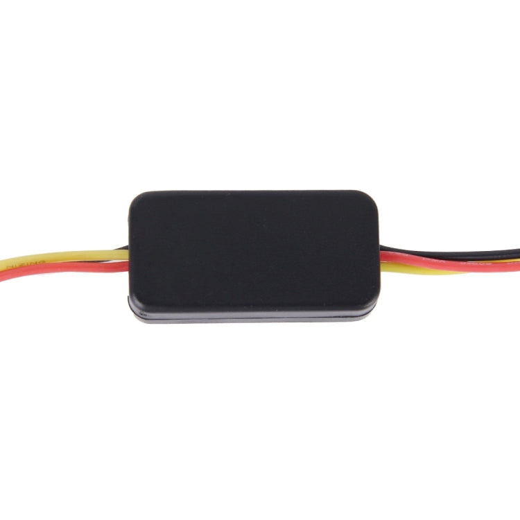 2 PCS 3inch 6W White Light + Yellow Light Car Angel Eyes Light, DC 12V Cable Length: 50cm, 3inch