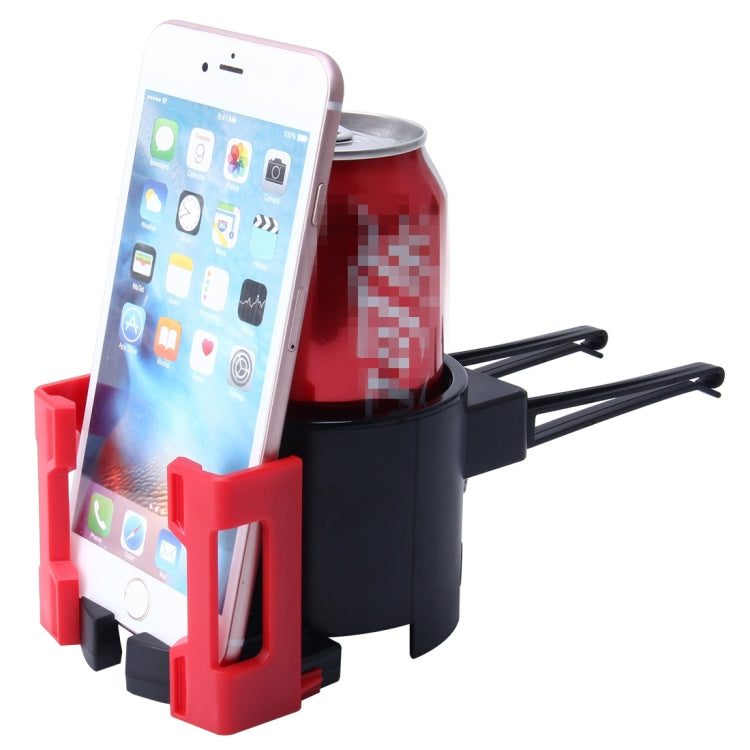 SHUNWEI SD-1026 Car Auto Multi-functional ABS Air Vent Drink Holder Bottle Cup Holder Phone Holder Mobile Mount, SD-1026(Red), SD-1026(White)