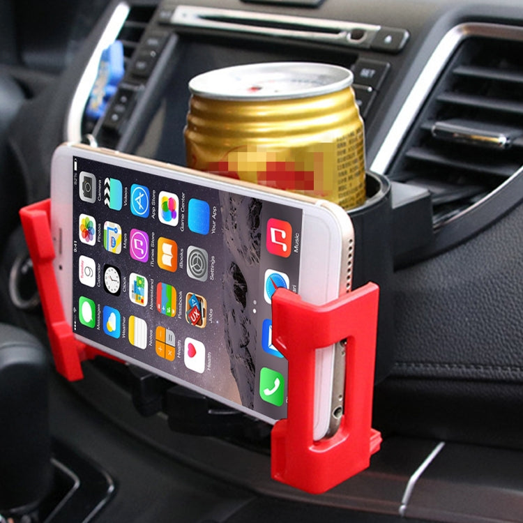 SHUNWEI SD-1026 Car Auto Multi-functional ABS Air Vent Drink Holder Bottle Cup Holder Phone Holder Mobile Mount, SD-1026(Red), SD-1026(White)