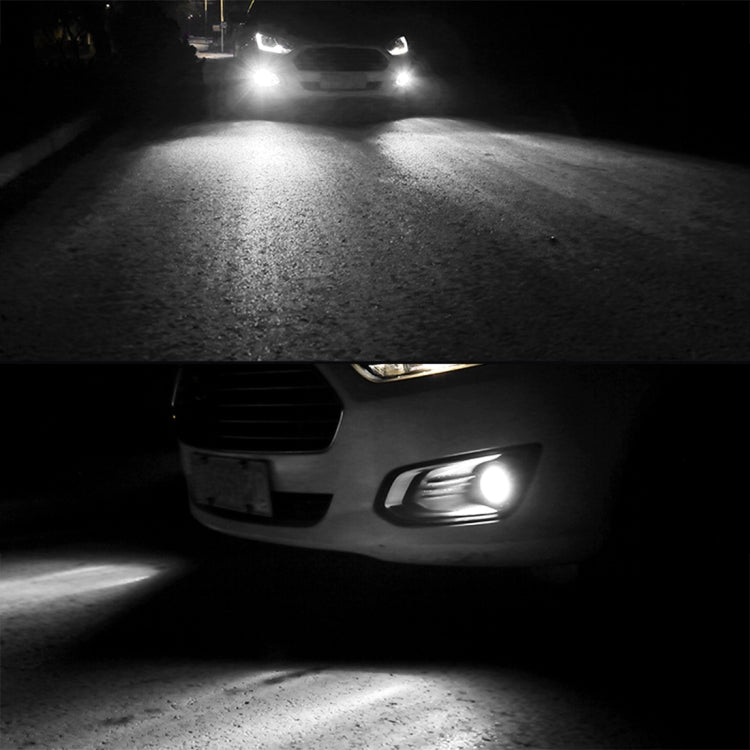 قطعتان من مصابيح الضباب H7 DC9-16V / 3.5 واط / 6000 كلفن / 320 لومن، 12 مصباح LED SMD-ZH3030، مع تيار مستمر، H7