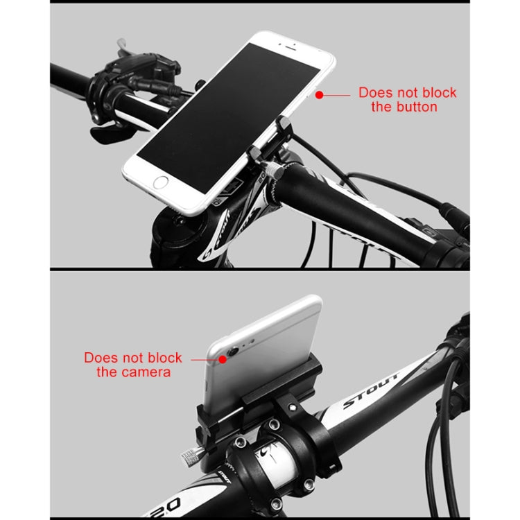 Motorcycle Handlebar Aluminum Alloy Phone Bracket, Handlebar Aluminum Alloy Phone Bracket