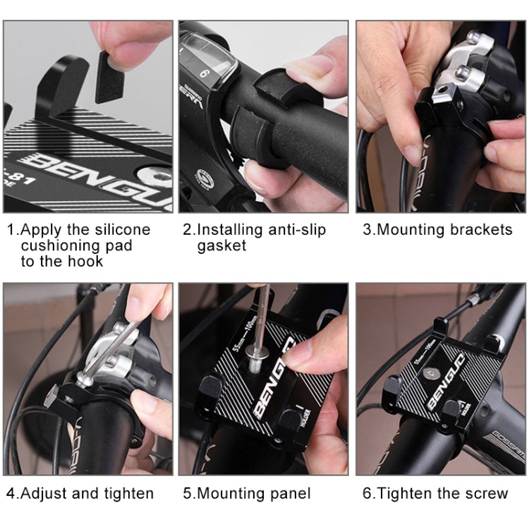 Motorcycle Handlebar Aluminum Alloy Phone Bracket, Handlebar Aluminum Alloy Phone Bracket