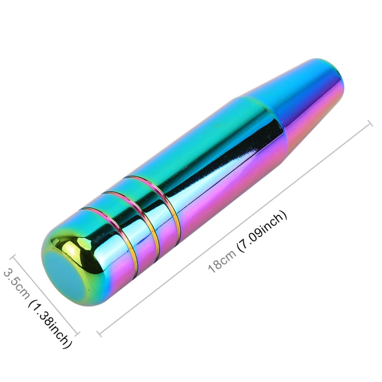 Universal Colorful Long Strip Shape Car Gear Shift Knob Modified Shifter Lever Knob, Length: 18cm, Length: 18cm (Colorful)