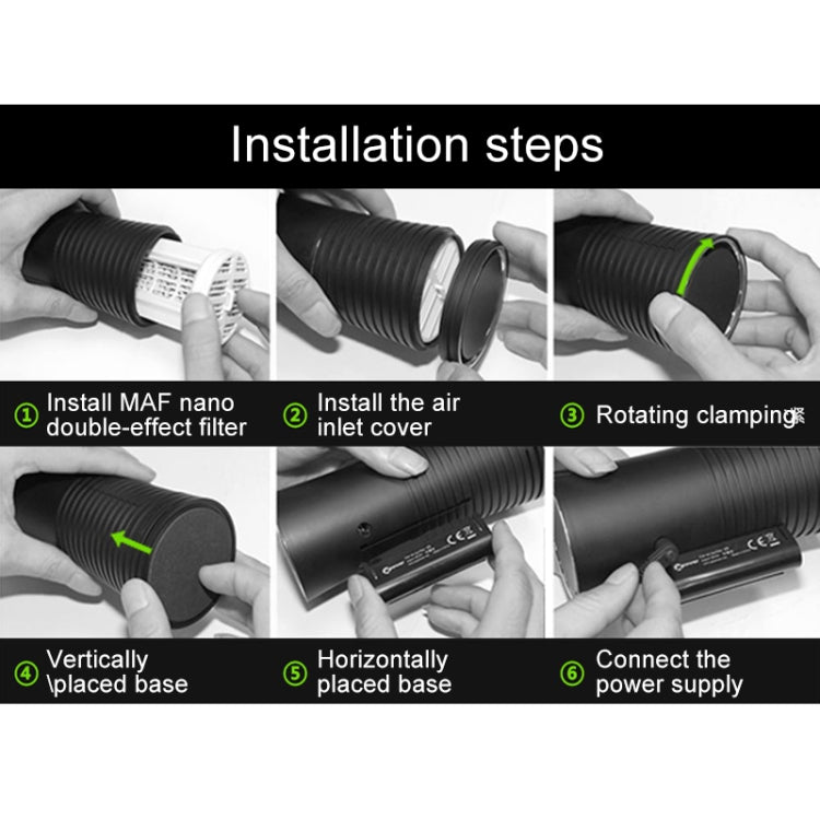 XPower M8 Car Air Purifier Filter + Filter Element for XPower X8 Nano Air Purifier, XPower X8 Nano Air Purifier