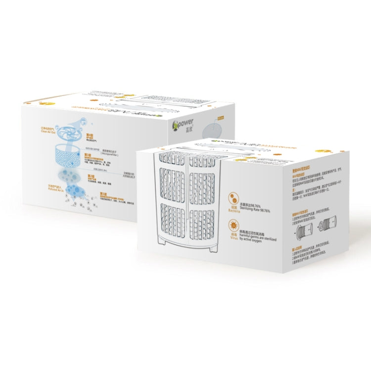 XPower M8 Car Air Purifier Filter + Filter Element for XPower X8 Nano Air Purifier, XPower X8 Nano Air Purifier