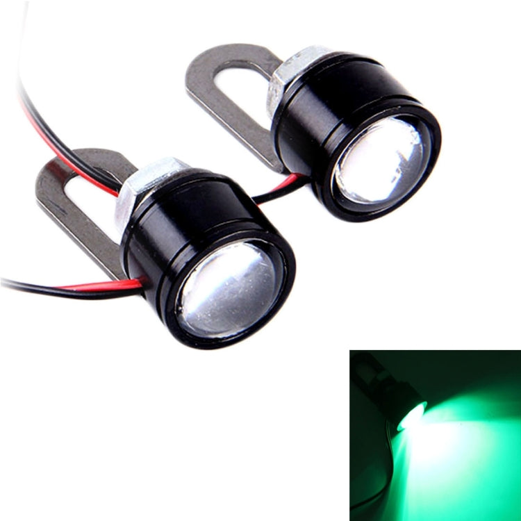 2 PCS 12V 3W Eagle Eyes LED Strobe Light For Motorcycle ,Wire Length: 90cm, Wire Length: 90cm