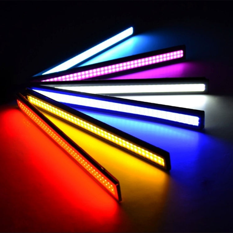 2 PCS 6W 400 LM 6000K DRL COB White Light Bar Car Light Source Waterproof Daytime Running Lights, DC 12V, White Light+6W 400LM/6000K