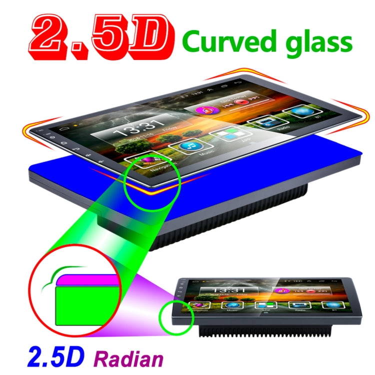 HD 10.1 inch Universal Car Android 8.1 Radio Receiver MP5 Player, Support FM & Bluetooth & TF Card & GPS