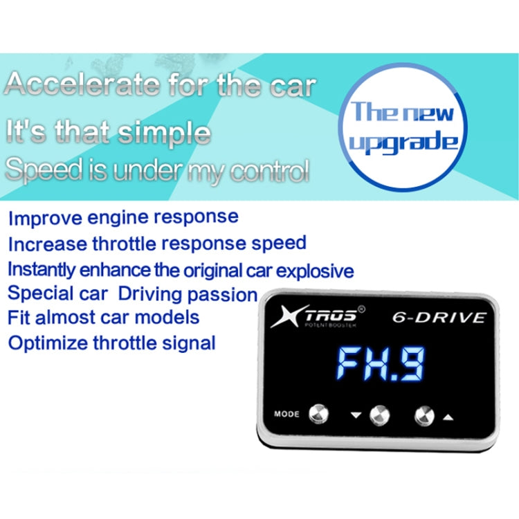 وحدة تحكم دواسة الوقود الإلكترونية TROS TS-6Drive المعززة القوية لبورشه كاريرا (991) 2011-2019، لبورشه كاريرا (991) 2011-2019