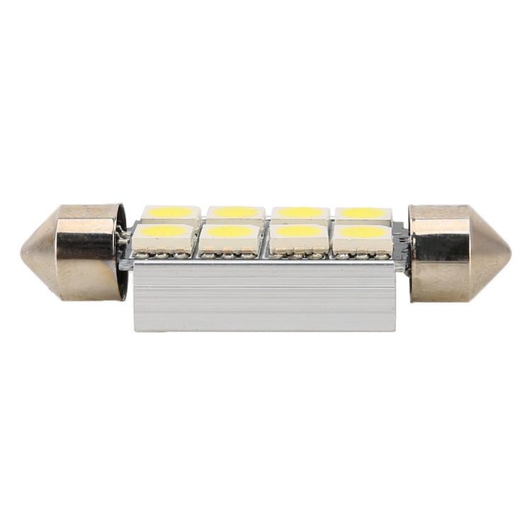 10 PCS 41mm DC12V / 2W / 7000K / 80LM 8LEDs SMD-5050 Car Reading Lamp, 41mm, 8LEDs SMD-5050
