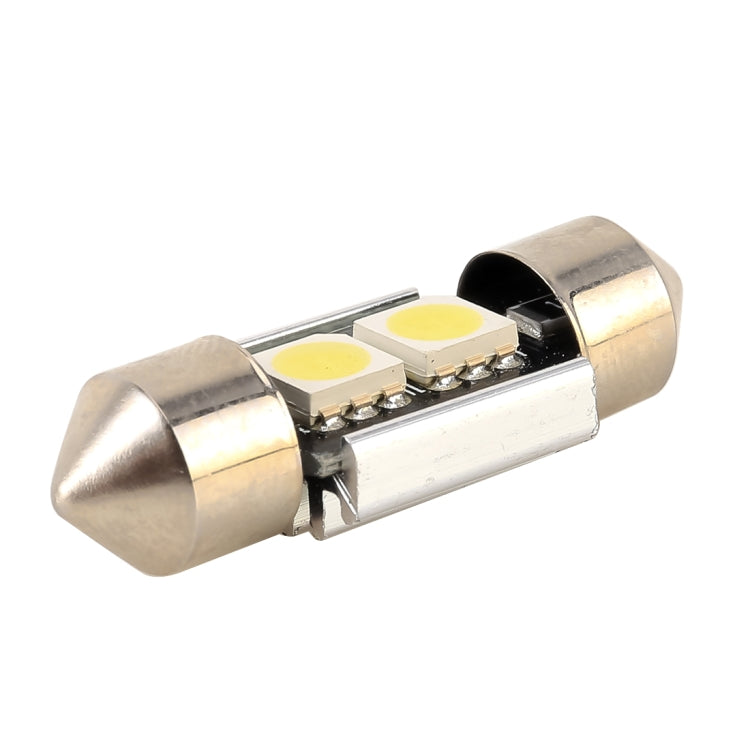 10 PCS 31mm DC12V / 1.7W / 7000K / 70LM 2LEDs SMD-5050 Car Reading Lamp, 31mm, 2LEDs SMD-5050