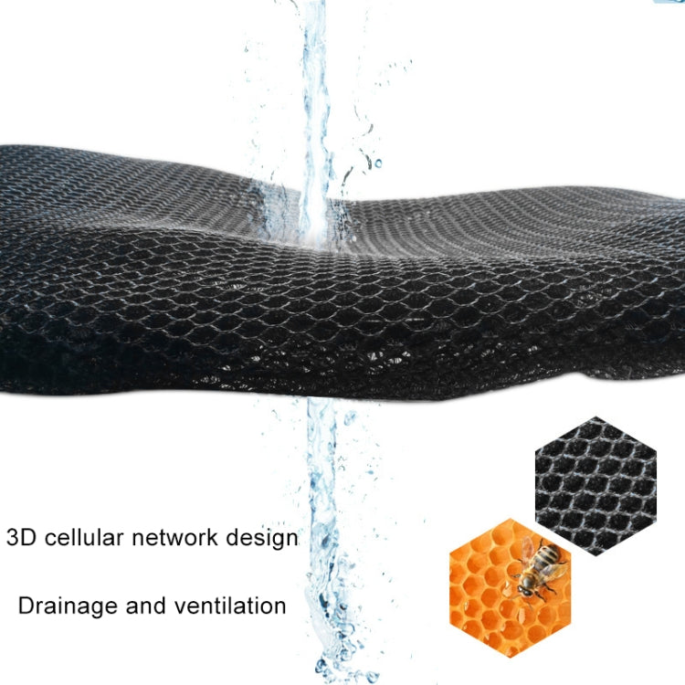 Motorcycle Breathable Sunscreen Double Layer 3D Honeycomb Small Hole Polyester Cushion Mesh, Size: XXXXL, Length: 103cm; Width: 63cm, Size: XXXXL
