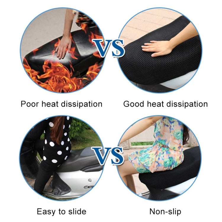 Motorcycle Breathable Sunscreen Double Layer 3D Honeycomb Small Hole Polyester Cushion Mesh, Size: XXXXL, Length: 103cm; Width: 63cm, Size: XXXXL