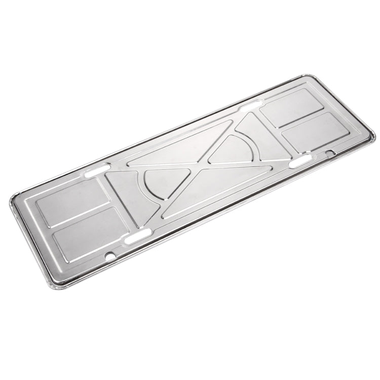 2 PCS Car License Plate Aluminium Alloy Bracket Frame Holder Stand Mount(Silver), Aluminium Alloy Bracket