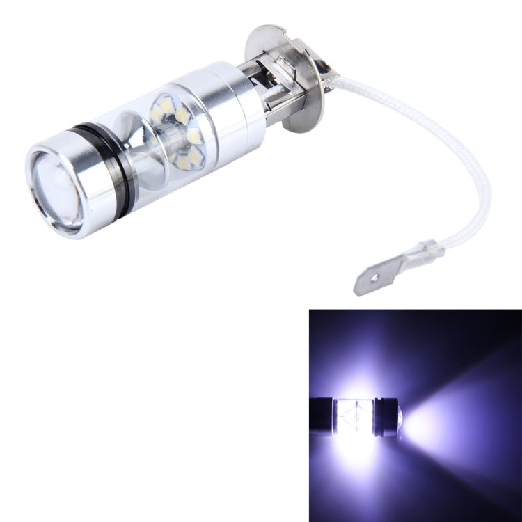 مصابيح ضباب سيارة H3 100 واط 850 لومن 7000 كلفن 20 SMD-2828-LED، تيار مستمر 12-24 فولت، H3