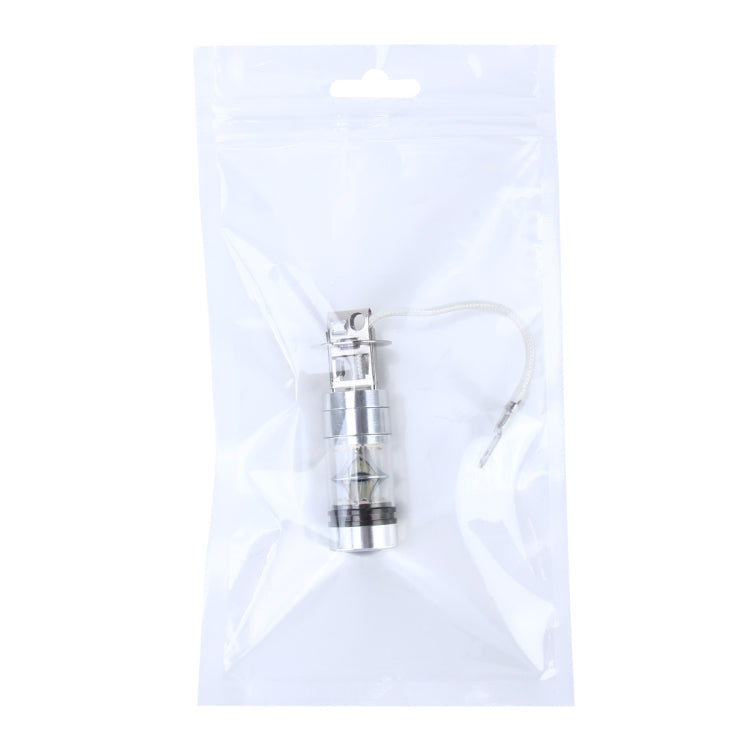 مصابيح ضباب سيارة H3 100 واط 850 لومن 7000 كلفن 20 SMD-2828-LED، تيار مستمر 12-24 فولت، H3