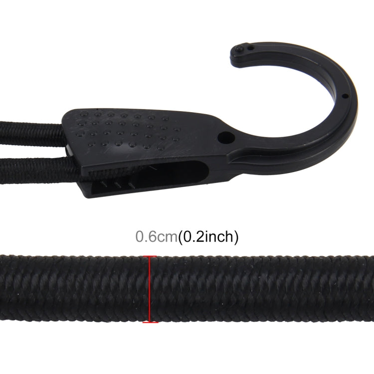 Reusable Car Fastening Rope Car Adjustable Elastic Rope Trunk Storage Hooks Strap Fastening Vehicle Fastening Rope, Length: 1.5m